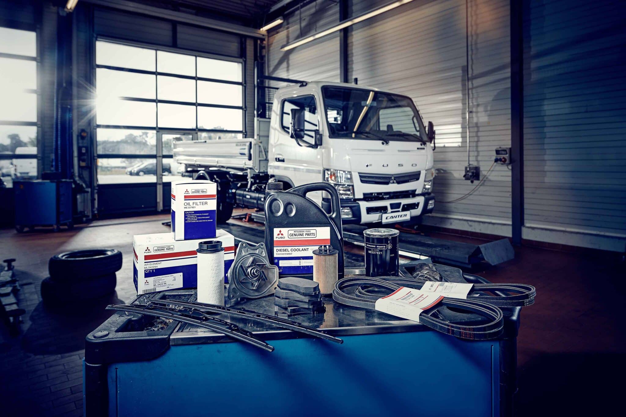 THE FUSO GENUINE PARTS.<br />
READY FOR VALUE.<br />
